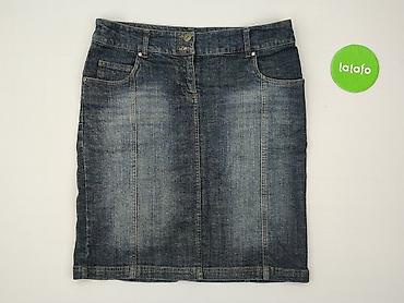 jeans bhs: Niebieski Księżyc, Spódnica damska, rozmiar M — 2