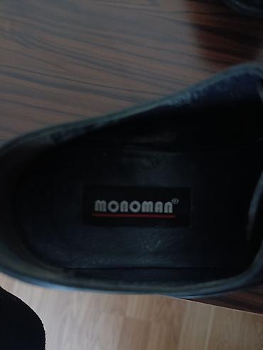 Ayaqqabılar: MONOMAN kişi klassik ayaqqabısı - Model: bağcıqlı, kap-toe (burnu — 3