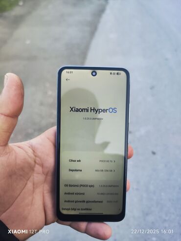 Poco: Poco X5 5G, 256 GB, rəng - Mavi, Sensor — 5