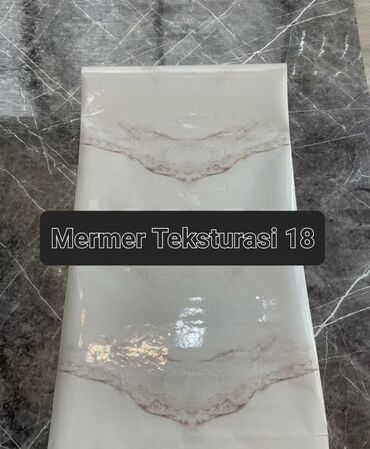 Vinil divar kağızı, oboy: Hamam ucun yapisqanlar kafelin emusiyanin uzlukun ustunden vura — 16