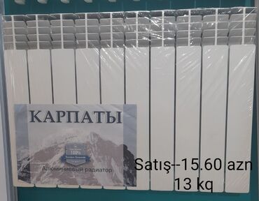 Radiatorlar: Yeni Seksiyalı Radiator Alüminium, Pulsuz çatdırılma, Ödənişli quraşdırma, Zəmanətsiz, Kredit var — 8