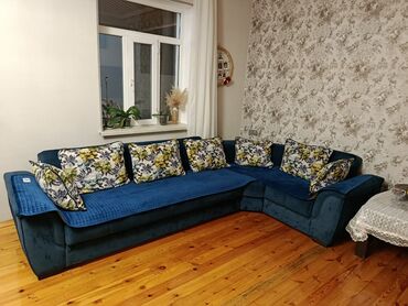 Divanlar: Künc divan, Açılan, Bazasız, Vеlur parça — 9