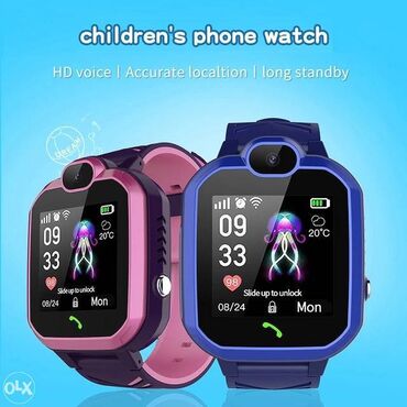 Ručni satovi: Novo- Vodootporni Deciji Smart Watch R7 - Mobilni Telefon LBS lokator — 10