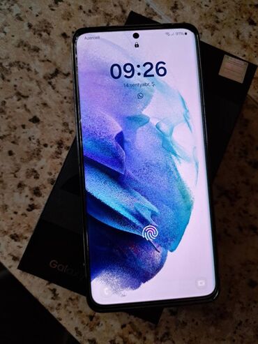 samsung s21 qiyməti: Samsung Galaxy S21 Ultra 5G, 256 GB, rəng - Gümüşü, Sensor, Barmaq izi, Simsiz şarj