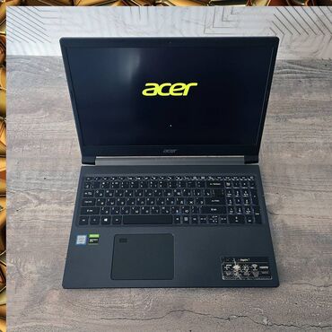 цена мини принтера: Ноутбук, Acer, 16 ГБ ОЭТ, Intel Core i7, 15.6 ", Колдонулган, Татаал эмес тапшырмалар үчүн, эс тутум SSD
