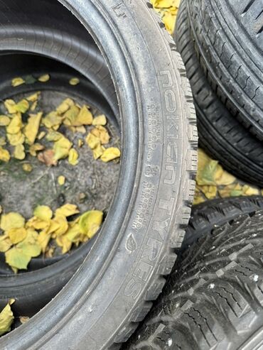 шипованные шины: Шины 245 / 45 / R 20, Зимняя шипованная, Комплект, Легковые, Nokian