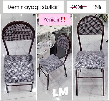 kuxna stolu: Bağ, mətbəx və eyvanlarınız üçün çox əlverişli dəmir ayaqlı stullar - — 1