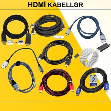 Videokartlar: HDMİ Kabellər ⭐Type-C (USB-C) to HDMİ 2.0vers 1,8m 4K 60HZ – 35 AZN