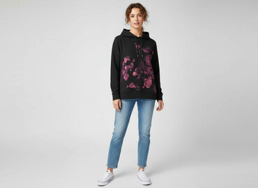 tk maxx bluzy: H&M, Bluza z kapturem damska, rozmiar L