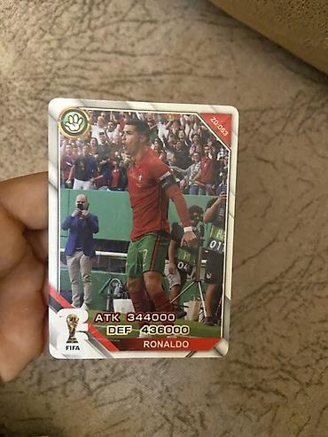 qaşıq dəst: Məhsul: Futbol kolleksiya kartı – Ronaldo Təsvir: - Ön tərəf — 1