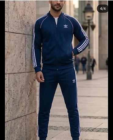 psg tech fleece: Adidas muška trenerka teget NOVO Novo Mokra likra Veličine m l xl 2xl — 1