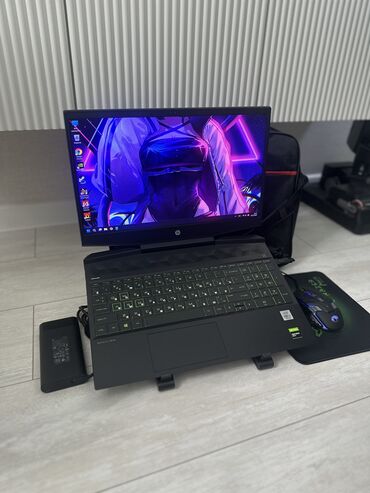 купить руль на пк: Ноутбук, HP, 16 ГБ ОЭТ, Intel Core i7, 15.6 ", Колдонулган, Оюндар үчүн, эс тутум NVMe SSD