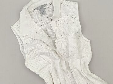 biała koszula damska z haftem: H&M, Koszula damska, rozmiar M