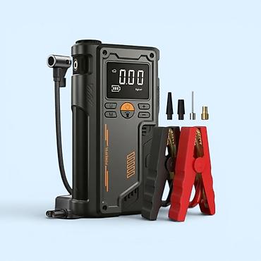 pres aparati: 10‑u 1-də Avtostarter və Hava Kompressoru Çoxfunksiyalı portativ — 1