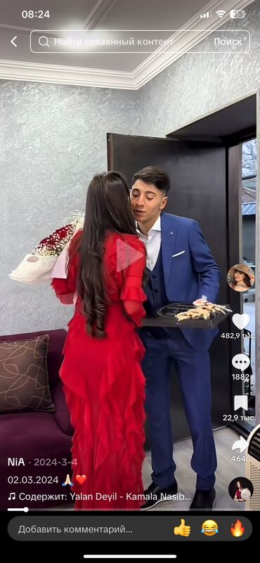 Ziyafət donları: Platya yenidir.Etiketi də üzərindədir .Geyinilməyib.Heç bir defekti — 8