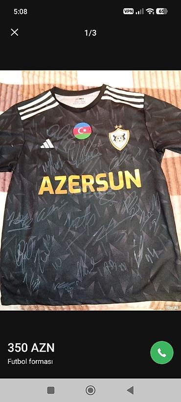 müşdük: Futbolka, Adidas, M, rəng - Qara — 1