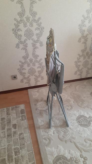 Yemək masaları, oturacaqları: Uşaq yemək stulu – qatlanan model - Rəng: boz tonlarda, ulduz naxışlı — 3