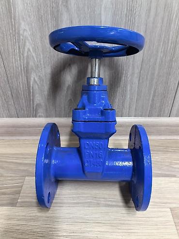 фото можно: Чугунная задвижка с обрезиненным клином (flanged) Назначение: - — 3
