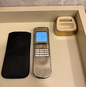 nokia 8800 original: Nokia 8 Sirocco, rəng - Qızılı, Düyməli, Zəmanət — 8