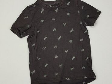 top bandeau czarny: Koszulka, Tu, 5-6 lat, 110-116 cm, stan - Dobry