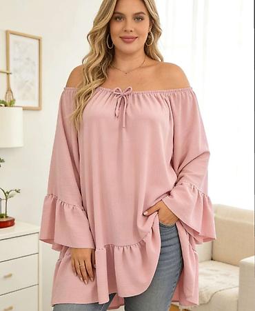 Tunike: Tunike za punije dame – modeli sa otvorenim ramenima - Veličine: XXL — 6