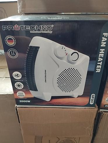 PROTECHNO GP301 Fan Heater – 2000W - Güclü və sürətli isitmə: 2000W