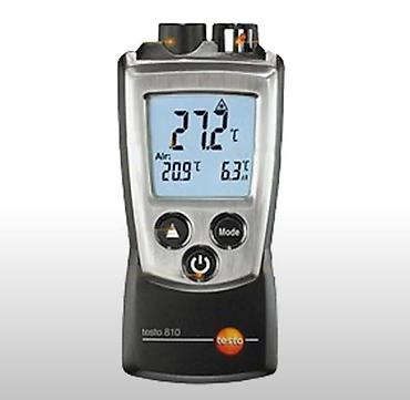 Infraqırmızı termometr Model: TESTO 810 Təmassız səth temperaturunu