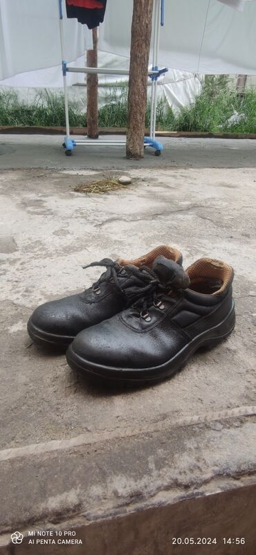 Ботинки: Кожаные строительные обувь размер 43