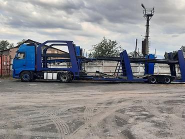 carrier: Прицеп, Special trailer, Сar carrier trailer, от 12 т, Б/у — 2
