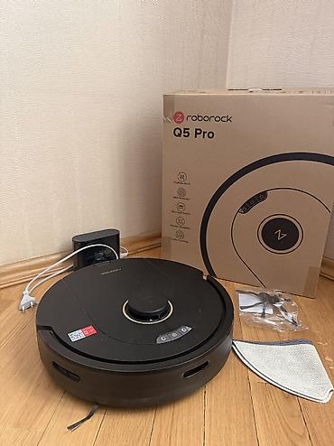 soundmax 5500: Roborock Q5 pro . Gücü 5500 vt, təmizləmə sahəsi 350 kv.m, işləmə — 1