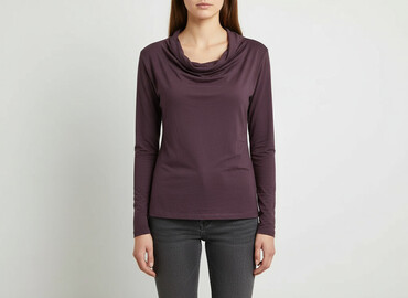 bluzki dekolt woda: H&M Basic, Bluzka damska, rozmiar S