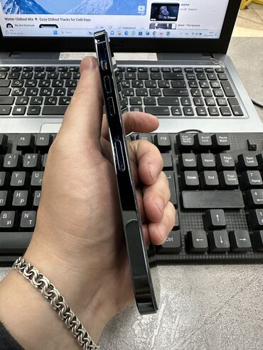 купить iphone 12 pro max: IPhone 12 Pro Max, Б/у, 128 ГБ, Синий, Зарядное устройство, Защитное стекло, Чехол, 91 %