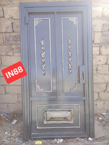 Qapılar və aksessuarlar: Mənzil üçün İşlənmiş Giriş qapısı 100x210 sm Zamok ilə, Zəmanətli, Ünvandan götürmə — 1