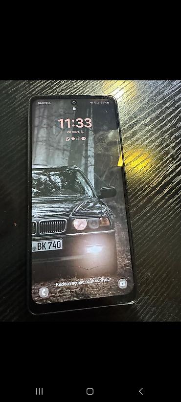 a 52 telefon: Samsung Galaxy A52, rəng - Qara, Barmaq izi — 1