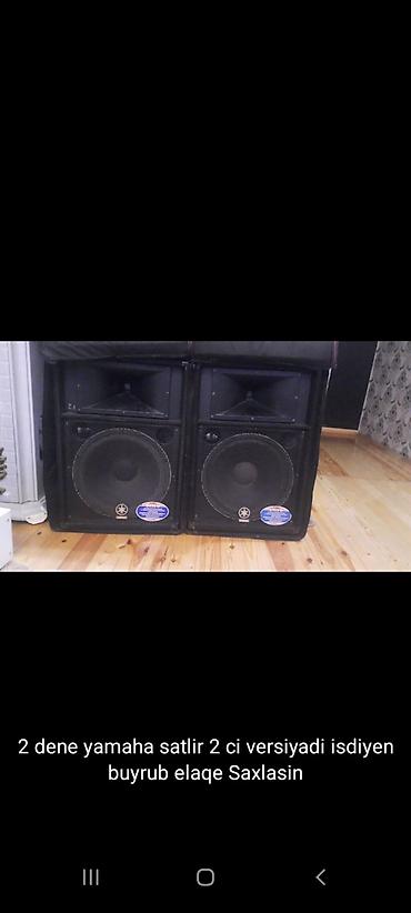 Audio: Yamaha akustik səsgücləndirici cütü - Brend: Yamaha - Model: 2-ci — 1