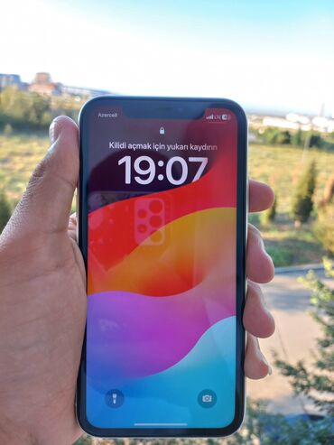 iphone 11 satış: IPhone 11, 64 GB, Ağ, Simsiz şarj, Face ID