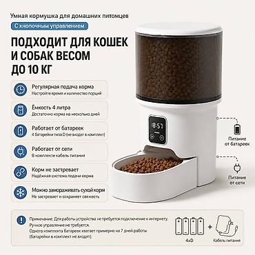 Животные: Автоматическая кормушка для кошек и собак (4 л) Надежная — 1