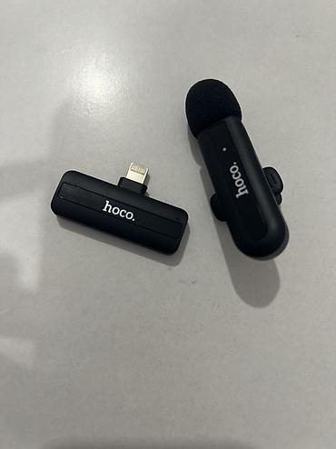 iphone наушник: Беспроводной петличный микрофон Hoco для iPhone/iPad (Lightning) — 1
