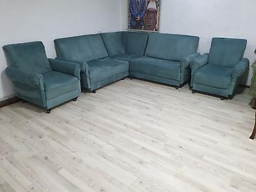 Угловые диваны: Угловой диван, C подушками — 2