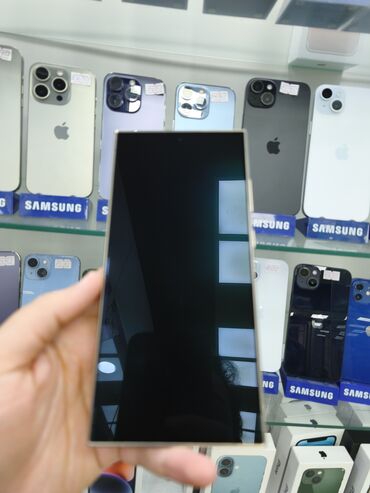 Samsung: Samsung Galaxy S24 Ultra, rəng - Qızılı, Barmaq izi — 3