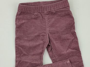 ocieplane spodnie dziewczęce: Leggings for kids, H&M, 4-5 years, 110, condition - Very good