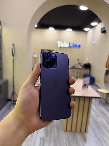 apple ipod touch: IPhone 14 Pro Max, 256 GB, Deep Purple, Zəmanət, Kredit, Simsiz şarj — 1