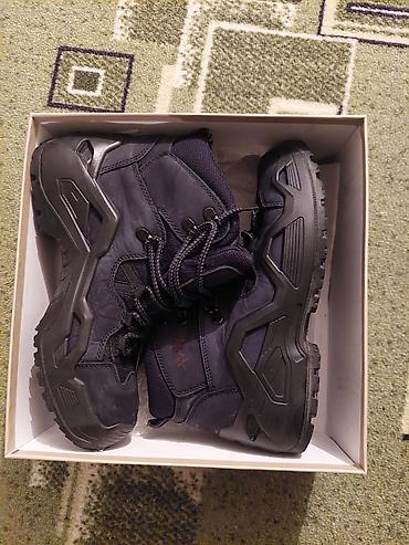 Ботинки: Мужские треккинговые ботинки (черные) - Высокая модель до щиколотки — 1