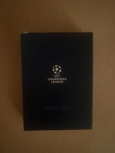 UEFA Champions League temalı oyun kartları dəsti - Rəsmi Champions