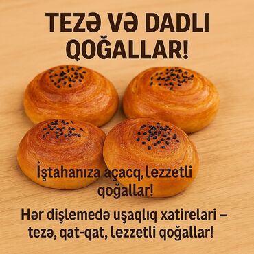 İçkilər: Dörd ədəd üzəri qara çörək otu ilə bəzədilmiş, qızılı rəngli qoğal