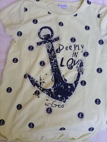 Majice: Okrugli izrez, Dug rukav, 152-158 — 2