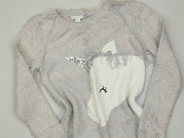 srebrny sweterek dla dziewczynki: Sweterek, Primark, 14 lat, 158-164 cm, stan - Dobry