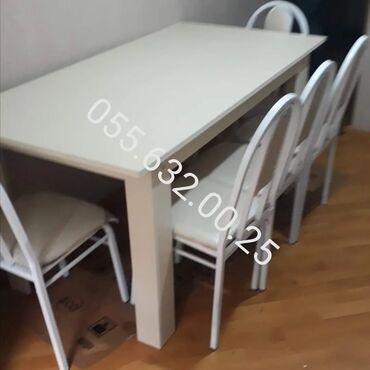 Bağ, çöl masa və oturacaq dəstləri: Kuxna üçün stol stul dəstinin sexdən birbaşa satışı var modellər — 23