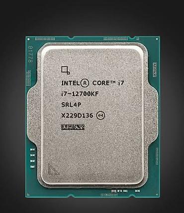 i7 prosessor: Prosessor Intel Core i7 12700 KF, > 4 GHz, > 8 nüvə, İşlənmiş — 1