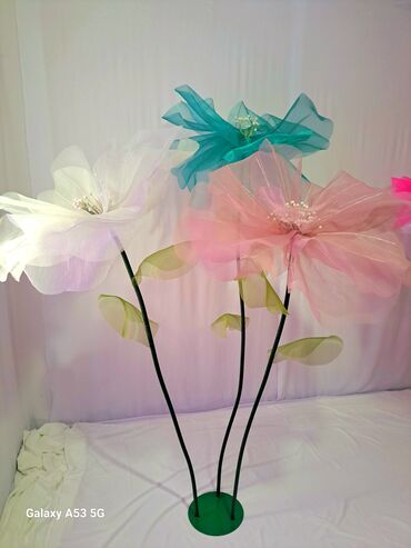 тандыр сатам: Продаю ростовые цветы 💐 из органзы! Делаю ростовые цветы 💐из органзы